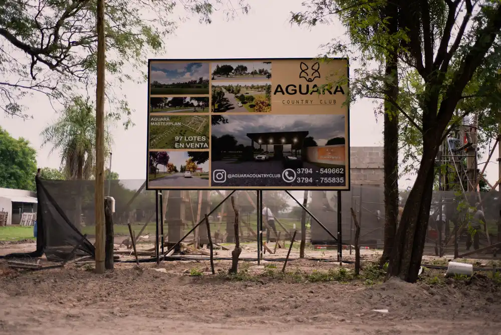 Cartel Aguará Country Club